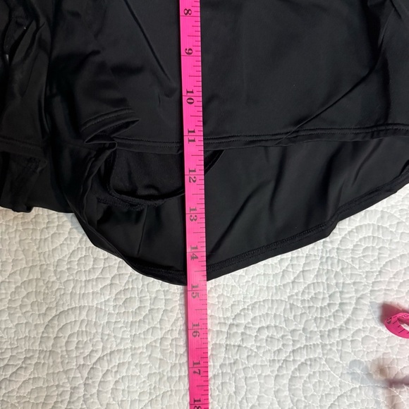 Athleta Black Athletic Shorts with Drawstring Waist - Picture 6 of 7